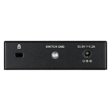 Неуправляемый коммутатор D-Link DGS-1005P/B1A с 5 портами 10/100/1000Base-T, функцией энергосбережения и поддержкой QoS (4 порта с поддержкой PoE 802.3af/802.3at (30 Вт), PoE-бюджет 60 Вт)