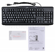 Клавиатура Oklick 170M черный USB