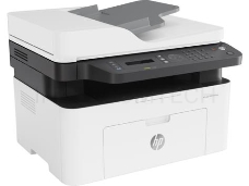 МФУ лазерный, HP Laser MFP 137fnw, принтер/сканер/копир/факс, (4ZB84A), /A4, 1200dpi, 20 ppm, 128Mb, ADF40,USB 2.0/ Wi-Fi/Eth10/100/