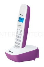 Телефон Panasonic KX-TG1611RUF (сиреневый) {АОН, Caller ID,12 мелодий звонка,подсветка дисплея,поиск трубки}