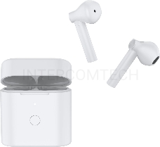 Гарнитура вкладыши QCY T7 белый беспроводные bluetooth в ушной раковине