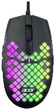 Мышь Acer OMW134 черный оптическая (3200dpi) USB (6but)
