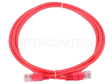 Коммутационный шнур NEOMAX  (13001-015R) Шнур коммут. UTP 1.5 м, кат. 5е - красный