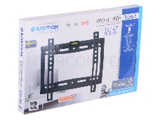 Кронштейн для телевизора Kromax IDEAL-5 черный 15-47 макс.40кг настенный фиксированный