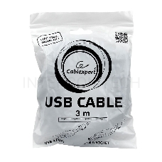 Кабель Gembird/Cablexpert CCF2-USB2-AMAF-10 USB 2.0  Pro AM/AF, 3м, экран, 2феррит.кольца, черный, пакет