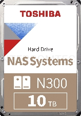 Жесткий диск Toshiba SATA-III 10Tb HDWG11AUZSVA NAS N300 (7200rpm) 256Mb 3.5