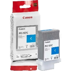 Картридж струйный Canon PFI-107C 6706B001 голубой для Canon iP F680/685/780/785 (130мл)