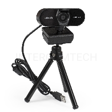 Веб-камера ExeGate EX287379RUS Stream C925 FullHD T-Tripod (матрица 1/3 2 Мп, 1920х1080, 1080P, 30fps, 4-линзовый объектив, шторка, фиксированный фокус, USB, микрофон с шумоподавлением, поворотное крепление, телескопический штатив Tripod Tele Ball, кабел