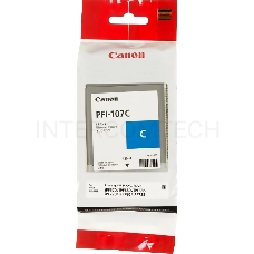 Картридж струйный Canon PFI-107C 6706B001 голубой для Canon iP F680/685/780/785 (130мл)