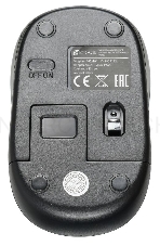 Мышь Oklick 665MW черный/синий оптическая (1000dpi) беспроводная USB (3but)