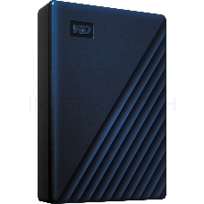 Внешний жёсткий диск WD My Passport for Mac WDBA2F0050BBL-WESN 5TB 2,5 USB 2.0/USB 3.2 (Gen 1) blue (D8B)