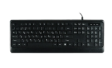 Комплект клавиатура+мышь/ Keyboard/mouse set MK120, USB wired, 104 кл, 1000DPI, 1.8m, black, Foxline