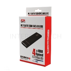 Внешний корпус AgeStar M.2 USB 3.0  NGFF (B-key) AgeStar 3UBNF5C (BLACK) , алюминий, серебристый