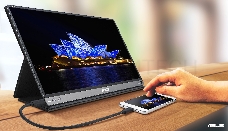 МОНИТОР 15.6 ASUS MB16AP Black (IPS, LED, Wide, 1920x1080, 178°/178°, 220 cd/m, 800:1, +USB, )