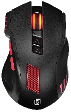 Мышь Oklick/Оклик 806G черный/красный оптическая (3200dpi) USB (8but)