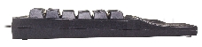 Игровой блок Oklick 701G IRON FIST черный USB for gamer LED (подставка для запястий)