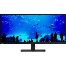 Монитор 34 Lenovo ThinkVision T34w-20 черный IPS 4ms 21:9 HDMI HAS Pivot 350cd 178гр/178гр 3440x1440 DisplayPort WQHD USB 9.91кг