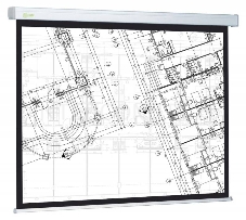 Экран Cactus 124.5x221см Wallscreen CS-PSW-124x221 16:9 настенно-потолочный рулонный белый