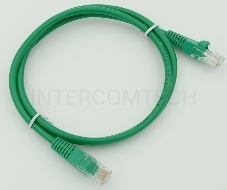 Сетевое оборудование  Patchcord molded 5E Copper 1m Green