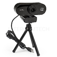 Веб-камера ExeGate EX287380RUS Stream C940 2K T-Tripod (матрица 1/3 5Мп, 2560x1440, 30fps, 4-линзовый объектив, ручной фокус, USB, микрофон с шумоподавлением, поворотное крепление, телескопический штатив Tripod Tele Ball, кабель 1,5 м, поддержка H.264, W