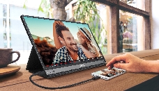 МОНИТОР 15.6 ASUS MB16AP Black (IPS, LED, Wide, 1920x1080, 178°/178°, 220 cd/m, 800:1, +USB, )
