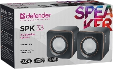 Колонки DEFENDER SPK 33 (2.0 ,5 Вт, питание от USB) 65633