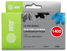 Картридж струйный Cactus CS-PGI1400XLC синий для Canon MB2050/MB2350/MB2040/MB2340 (11.5мл)