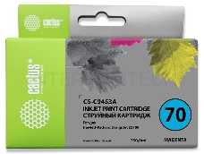 Картридж струйный Cactus CS-C9453A пурпурный для №70 HP Designjet Z3100 (130ml)