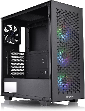 Корпус Thermaltake V350 TG ARGB AIR черный без БП ATX 2x120mm 2x140mm 2xUSB2.0 1xUSB3.0 audio bott PSU