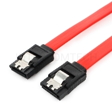Кабель интерфейсный SATAIII Cablexpert CC-SATAM-DATA-0.3M, 30см, 7pin/7pin, защелка, пакет