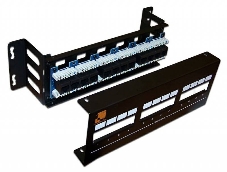 Патч-панель Lanmaster LAN-PPF12U5E/W 19 1U 12xRJ45 кат.5e UTP