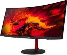 Монитор 34    ACER  Nitro XZ342CUPbmiiphx, VA, 21:9, 3440x1440, 144Hz,  1ms, 400nits,  178°/178°, 2HDMI+  DP  + Колонки 2Wx2 , Audio Out, FreeSync Premium, HDR 400, Curved  (изогнутый) (NEW)