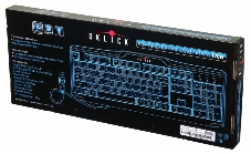 Клавиатура Oklick 170M черный USB