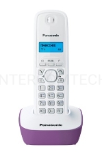 Телефон Panasonic KX-TG1611RUF (сиреневый) {АОН, Caller ID,12 мелодий звонка,подсветка дисплея,поиск трубки}