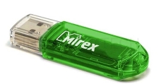 Флеш Диск 8GB Mirex Elf, USB 2.0, Зеленый