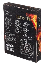 Игровой блок Oklick 701G IRON FIST черный USB for gamer LED (подставка для запястий)