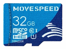 Карта памяти MicroSD 32GB Move Speed FT100 Class 10 без адаптера