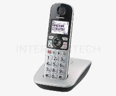 Телефон  DECT Panasonic Беспроводной телефон  DECT Panasonic/ Монохромный, серебристый