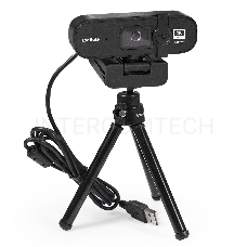 Веб-камера ExeGate EX287383RUS Stream HD 4000 4K UHD T-Tripod (матрица 1/3 8 Мп, 3840x3104, 30fps, 6-линзовый объектив (стекло), автофокус, шторка, USB, микрофон с шумоподавлением, поворотное крепление, телескопический штатив Tripod Tele Ball, кабель 1,5