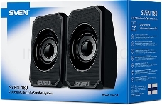 Колонки чёрные Sven 180 (2x3W, USB)