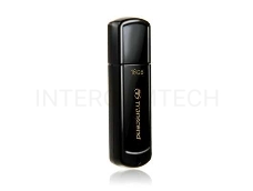 Флеш Диск Transcend 16Gb Jetflash 350 TS16GJF350 USB2.0 черный