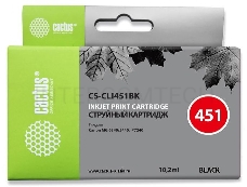 Картридж струйный Cactus CS-CLI451BK черный для Canon MG 6340/5440/IP7240 (9,8ml)