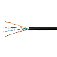 Кабель SkyNet Standart UTP outdoor 4x2x0,48, медный, FLUKE TEST, кат.5e, однож., 305 м, box, черный