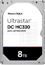 Жесткий диск Western Digital SATA-III 8Tb 0B36404 HUS728T8TALE6L4 Ultrastar DC HC320 (7200rpm) 256Mb 3.5