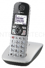 Телефон  DECT Panasonic Беспроводной телефон  DECT Panasonic/ Монохромный, серебристый