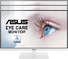 Монитор 27 Asus VA27DQSB-W (IPS 1920x1080, 5ms(GTG), 250 cd/m2, 100M:1 (static 1000 :1), 178°(H), 178°(V), D-sub, HDMI, DP, USB hub, HAS, Pivot, Swivel, Tilt, Speakers 2Wx2, VESA 100x100 mm, белый)