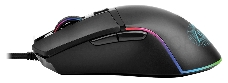 Мышь Оклик 717G PROPHECY черный оптическая (6400dpi) USB (6but)