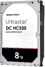 Жесткий диск Western Digital SATA-III 8Tb 0B36404 HUS728T8TALE6L4 Ultrastar DC HC320 (7200rpm) 256Mb 3.5