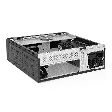 Корпус Desktop ExeGate FL-102-TPS400 (mini-ITX, БП TPS400 с вент. 8см, 2*USB + 1*USB3.0, аудио, черный)