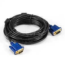 Кабель VGA Pro ExeGate EX-CC-PVGA-15M15M-7.5 (15M/15M, 7,5м, 2 фильтра, позолоченные контакты, экран)